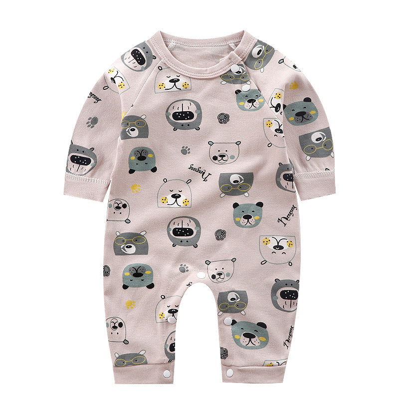 Baby Long-sleeved Cotton One-Piece