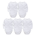 Baby Onesies, Pure Cotton Long-sleeved Solid Color Baby Romper