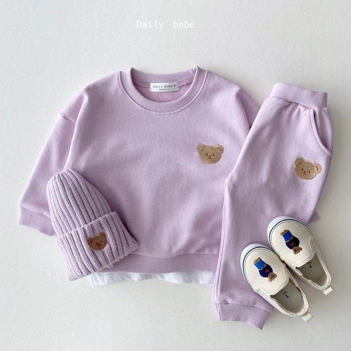 Cotton Bear Two Piece Set