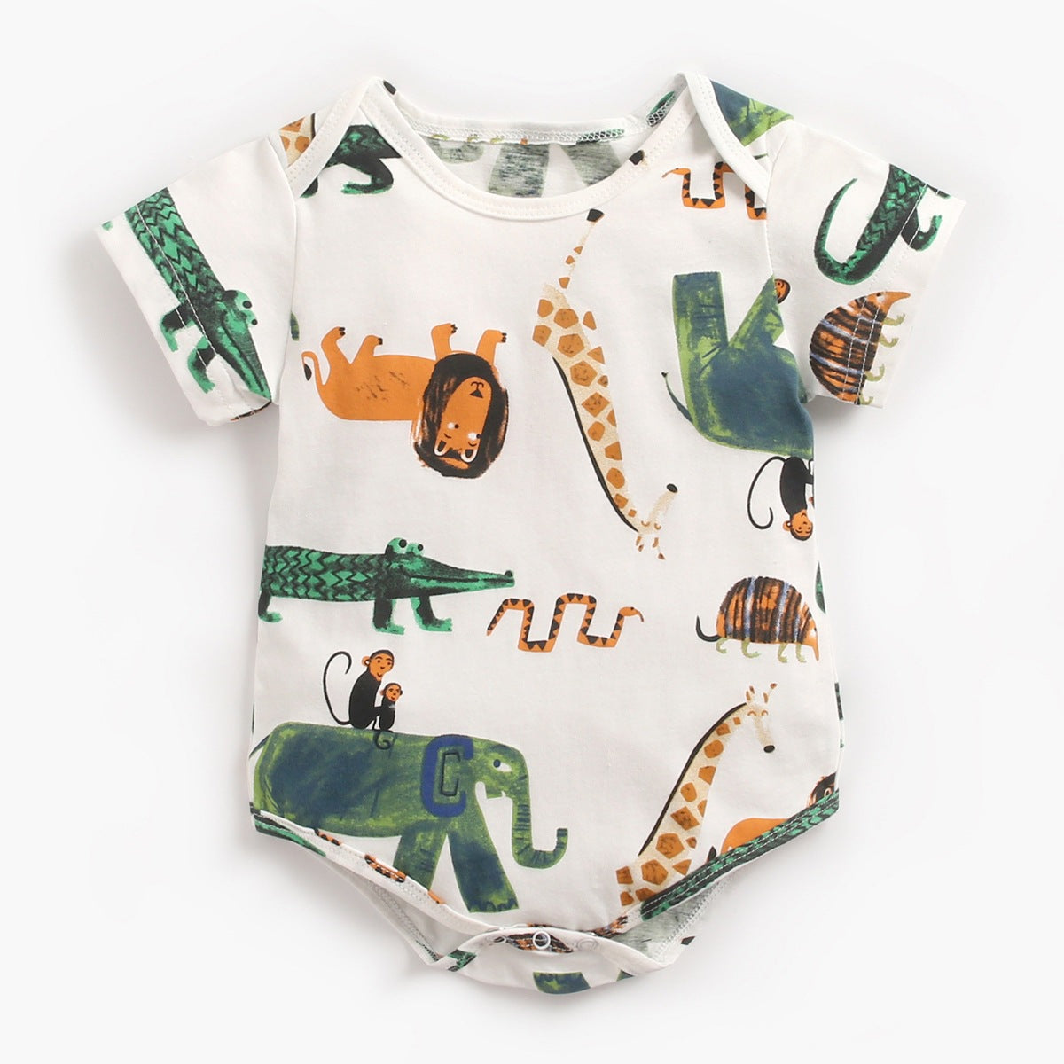 Baby Summer Short-Sleeved Jumpsuit