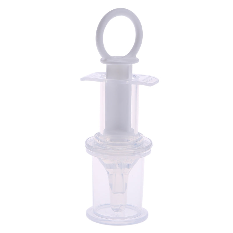 Baby syringe medicine feeder
