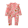 Sunflower Long Sleeve Ruffle Jumspuit
