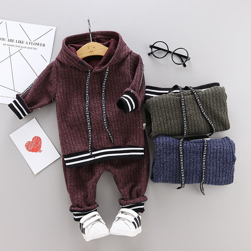 Baby Knitted Sweater Two-Piece Set