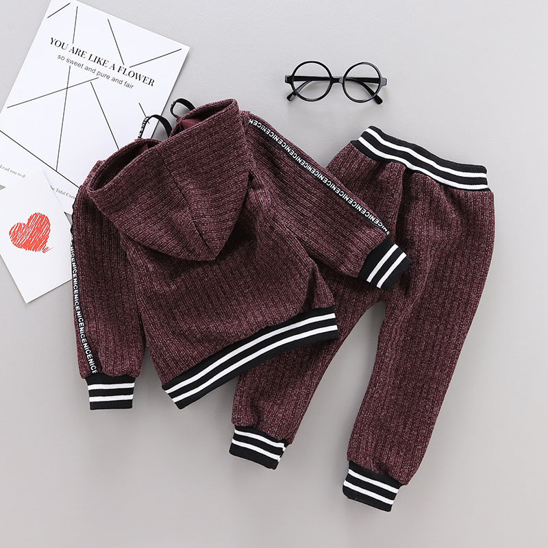 Baby Knitted Sweater Two-Piece Set
