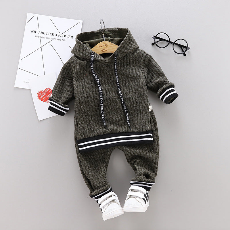 Baby Knitted Sweater Two-Piece Set
