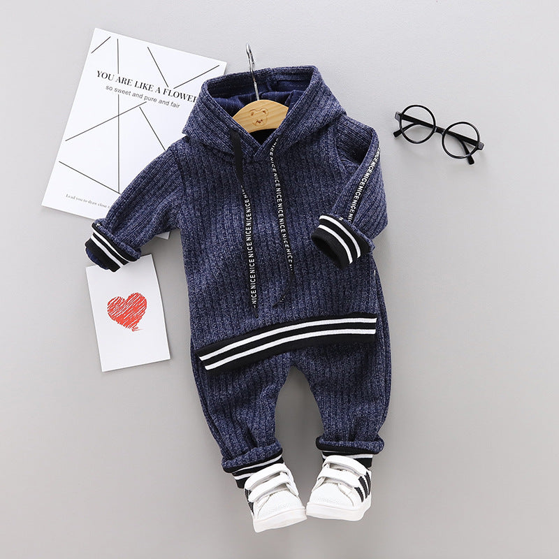 Baby Knitted Sweater Two-Piece Set