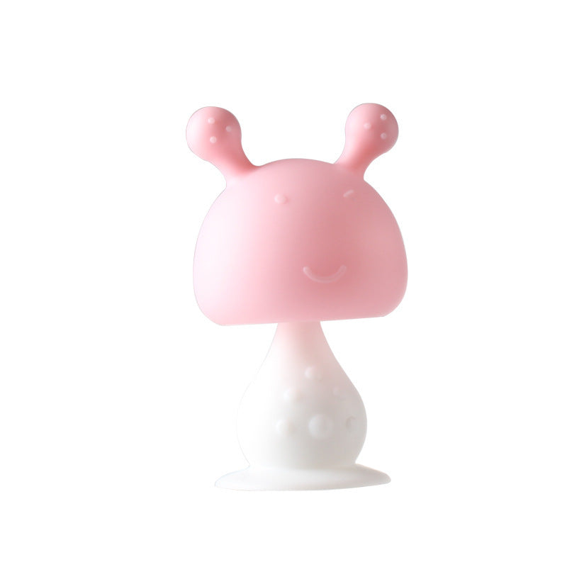 Baby Rattle Small Mushroom Teether
