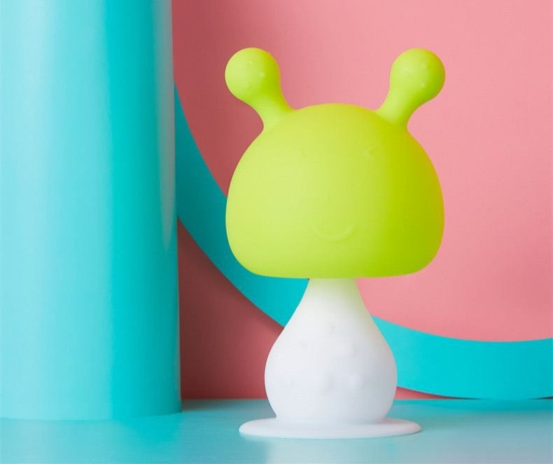 Baby Rattle Small Mushroom Teether