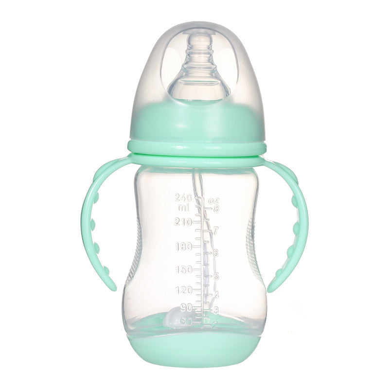 Wide PP Baby Bottle Anti-colic With Handle