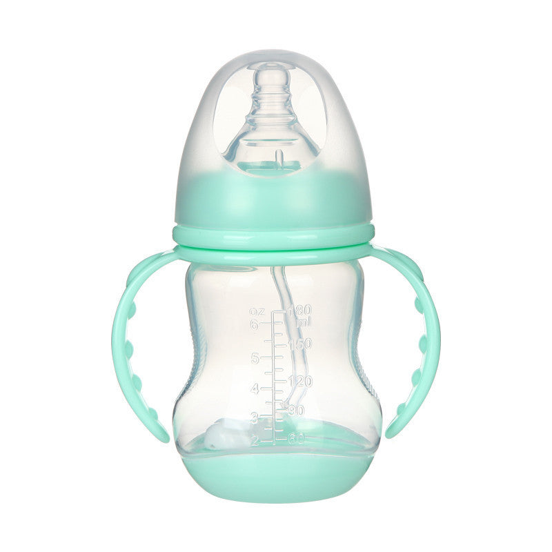 Wide PP Baby Bottle Anti-colic With Handle