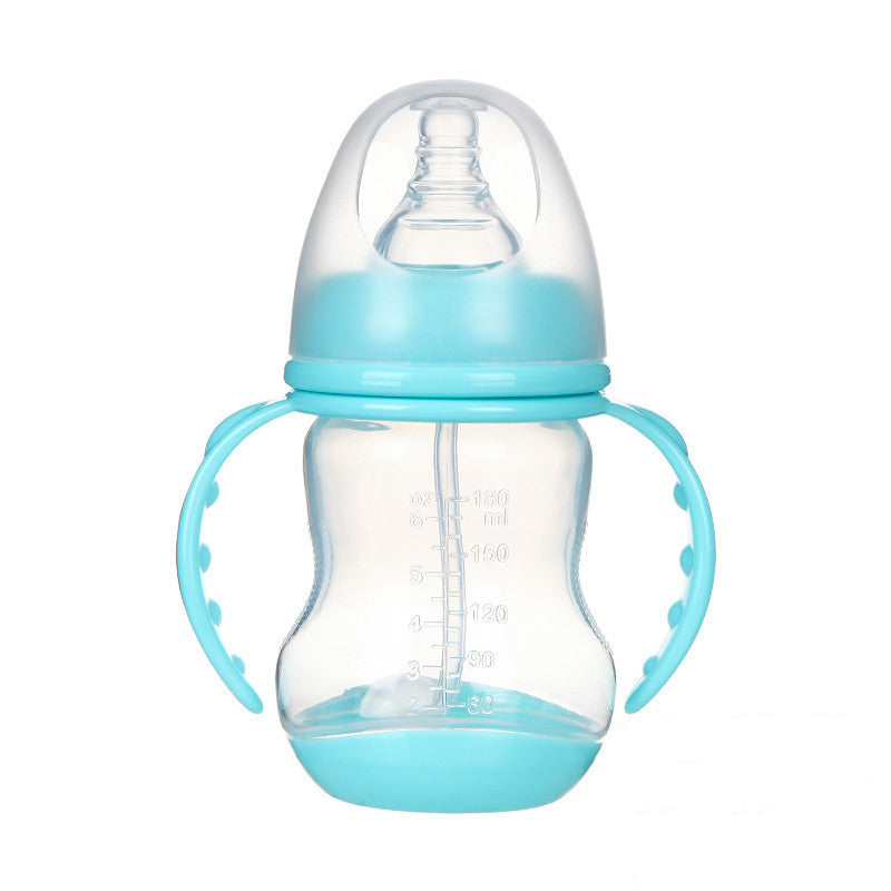 Wide PP Baby Bottle Anti-colic With Handle
