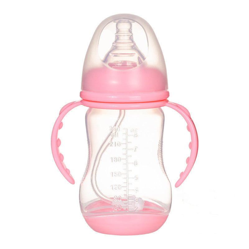Wide PP Baby Bottle Anti-colic With Handle
