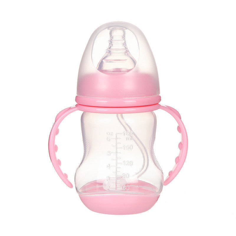 Wide PP Baby Bottle Anti-colic With Handle