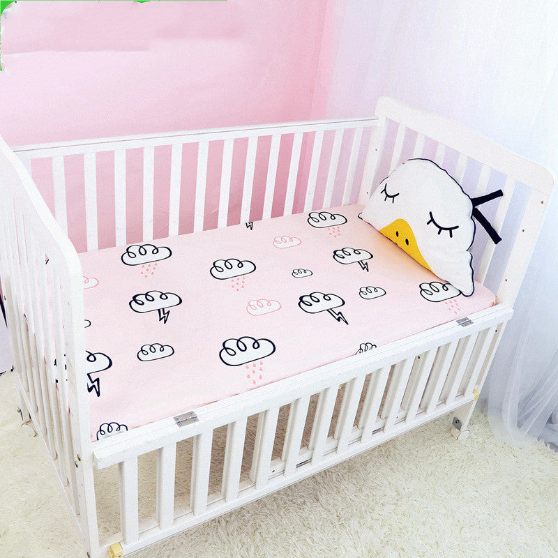 Baby Cot Cotton Bedspread Mattress Cover