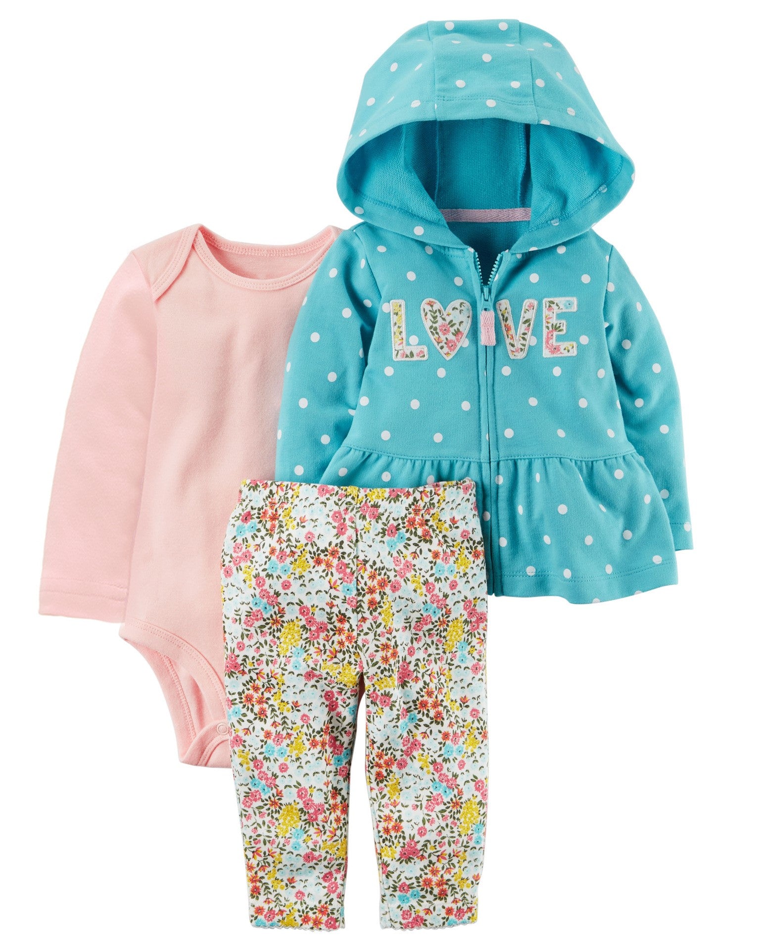 Long sleeve hoodie set