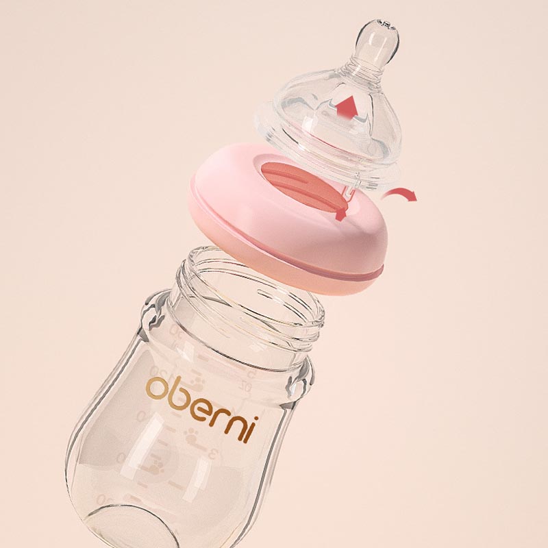 Newborn Wide Glass Bottle 120 150ML