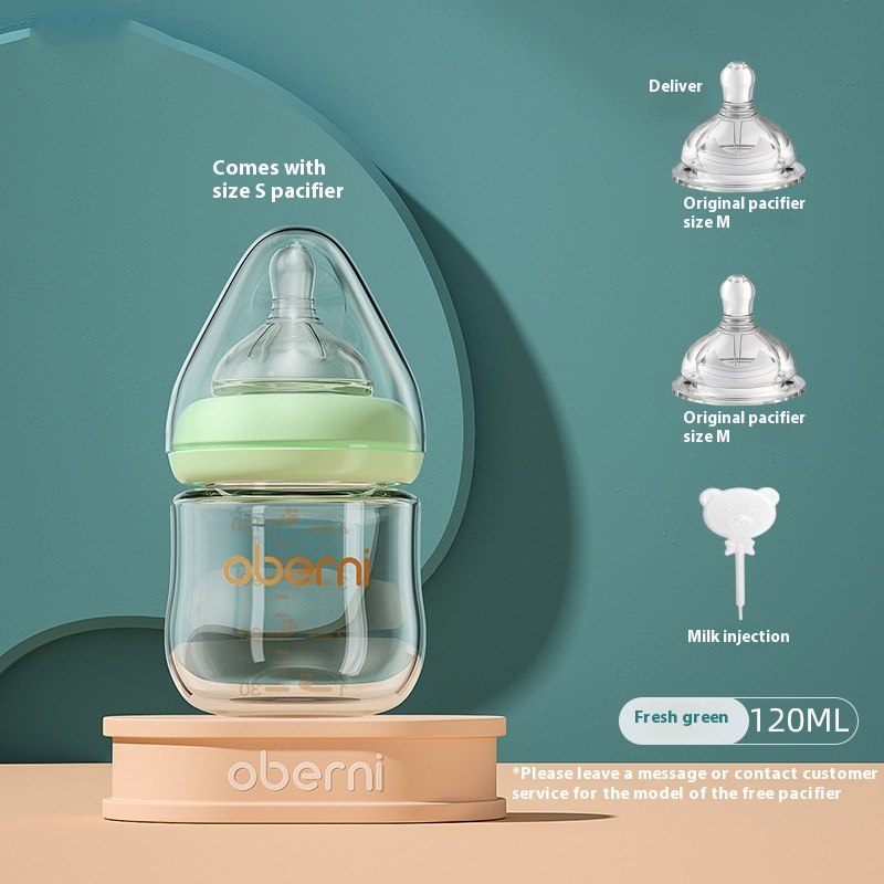 Newborn Wide Glass Bottle 120 150ML