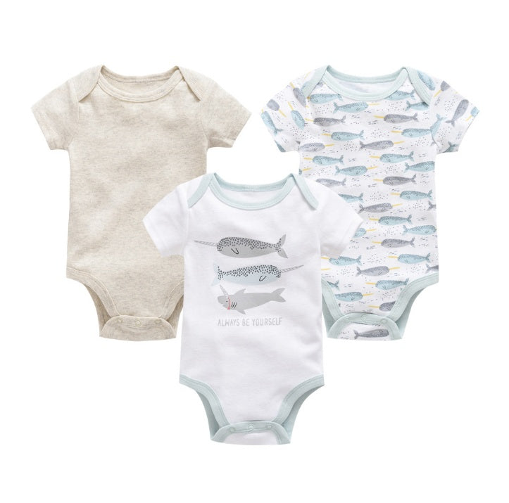 Baby onesies three-piece set