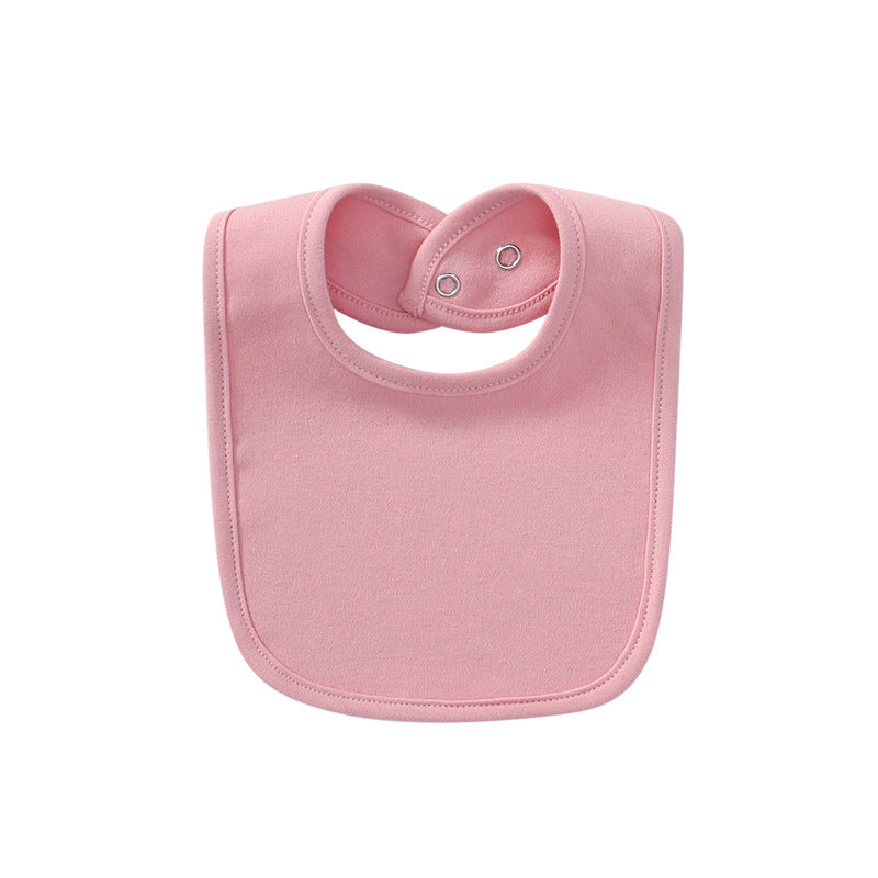 Cotton Solid Color Bib
