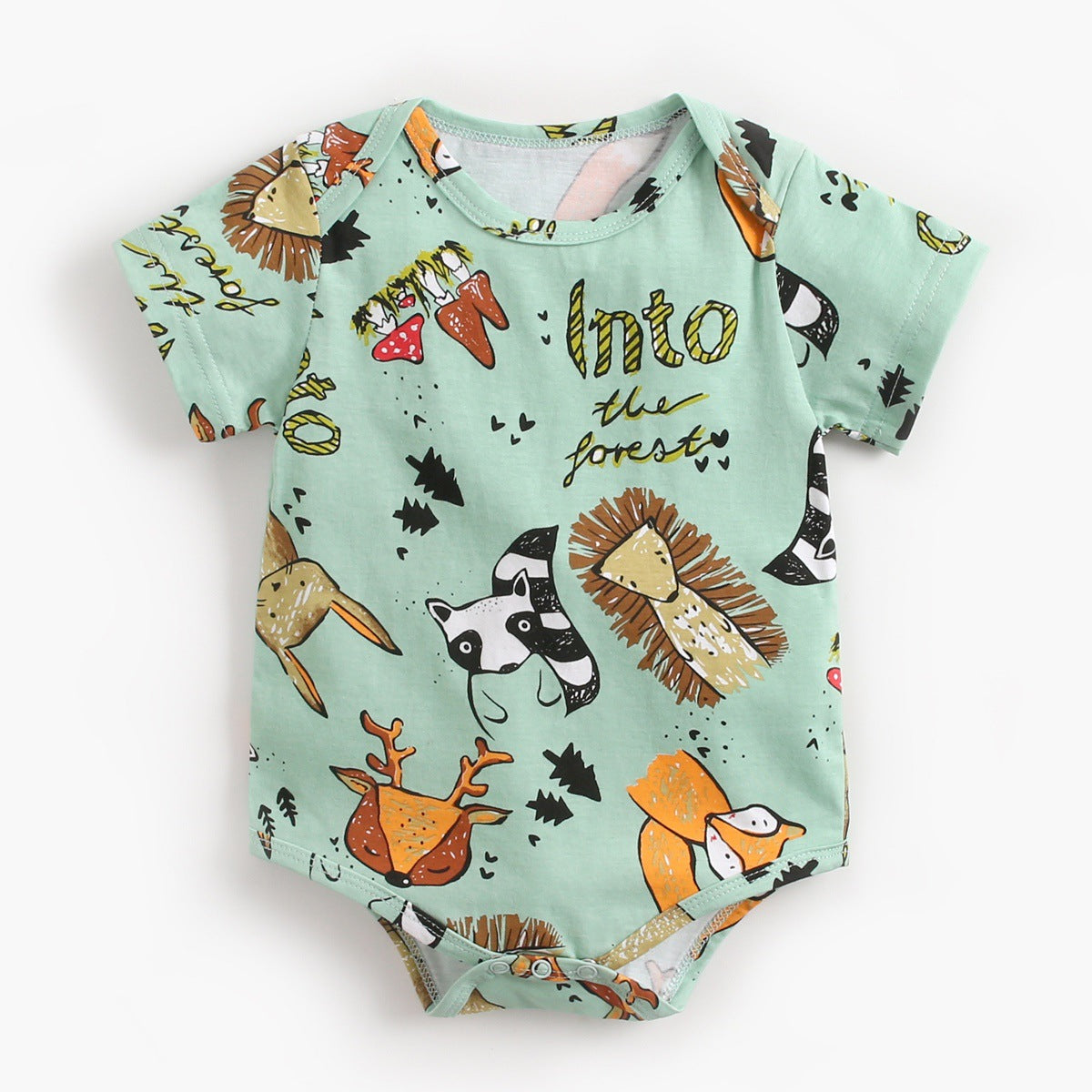 Baby Summer Short-Sleeved Jumpsuit