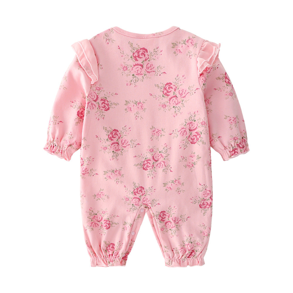 Baby floral one-piece