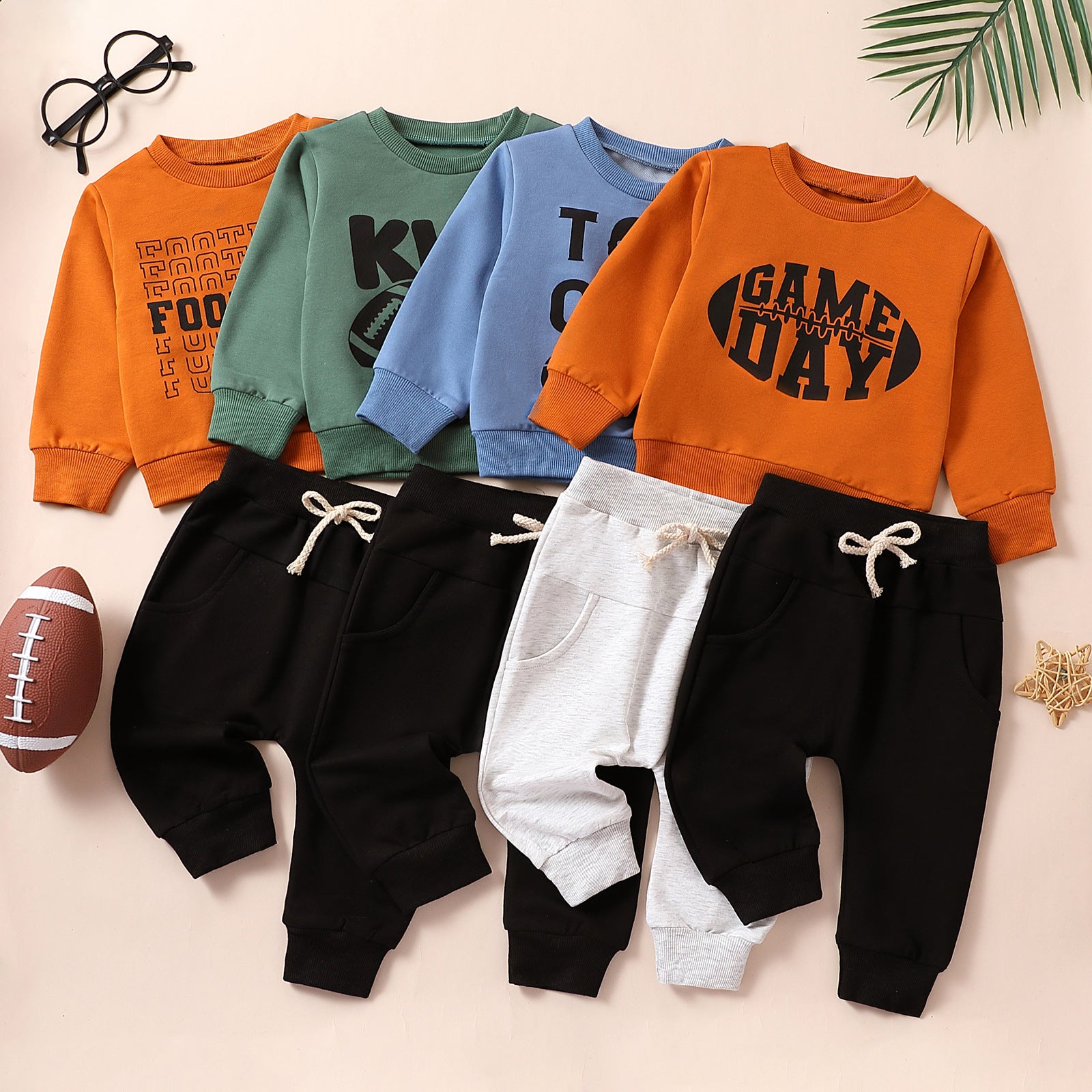 Baby Boy Rugby Two-Piece Set