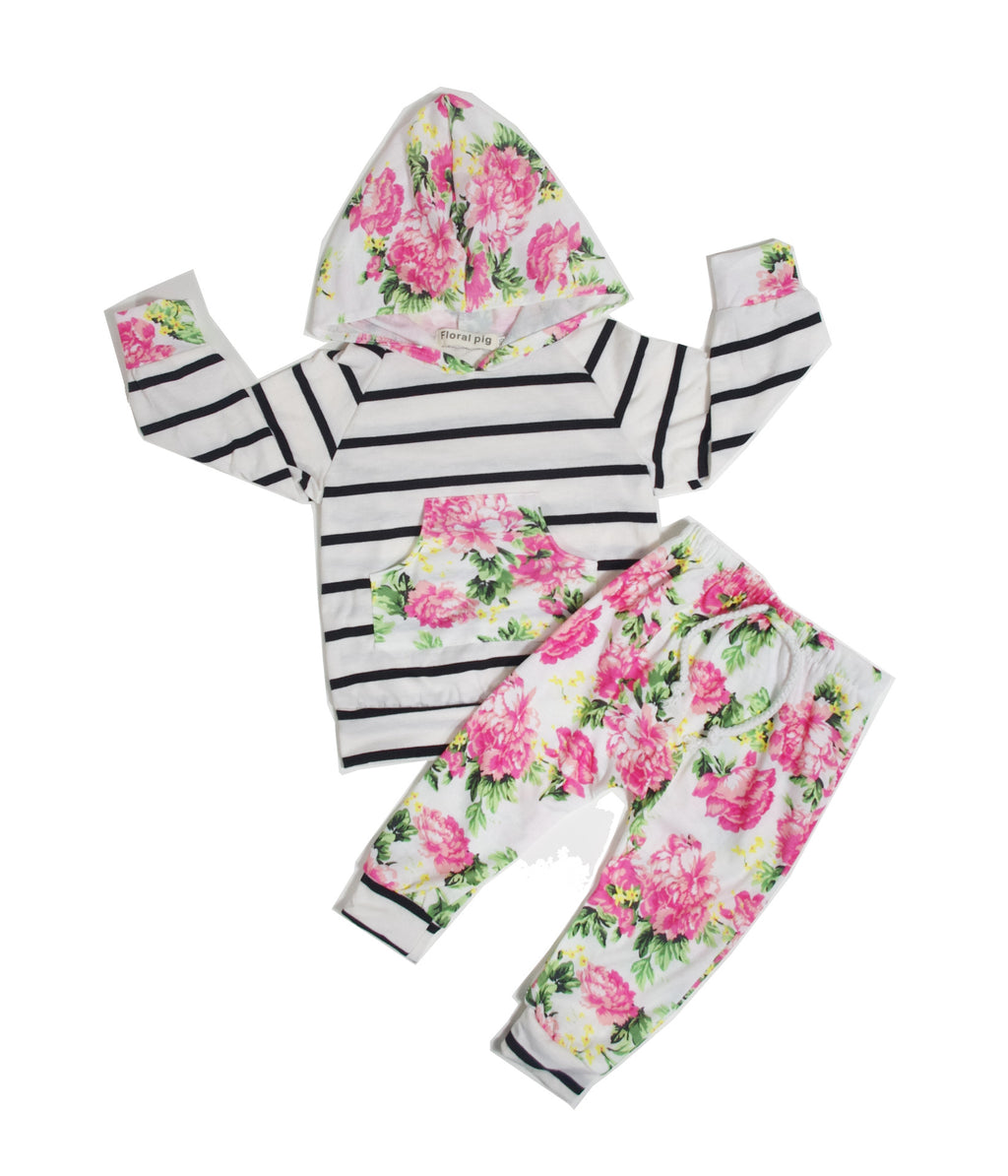 Floral Two Piece Suit