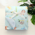 Baby thick double-layer coral fleece blanket