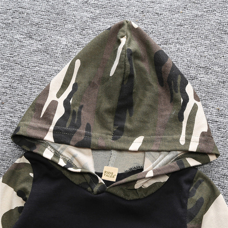 Baby Camo Hooded Suit