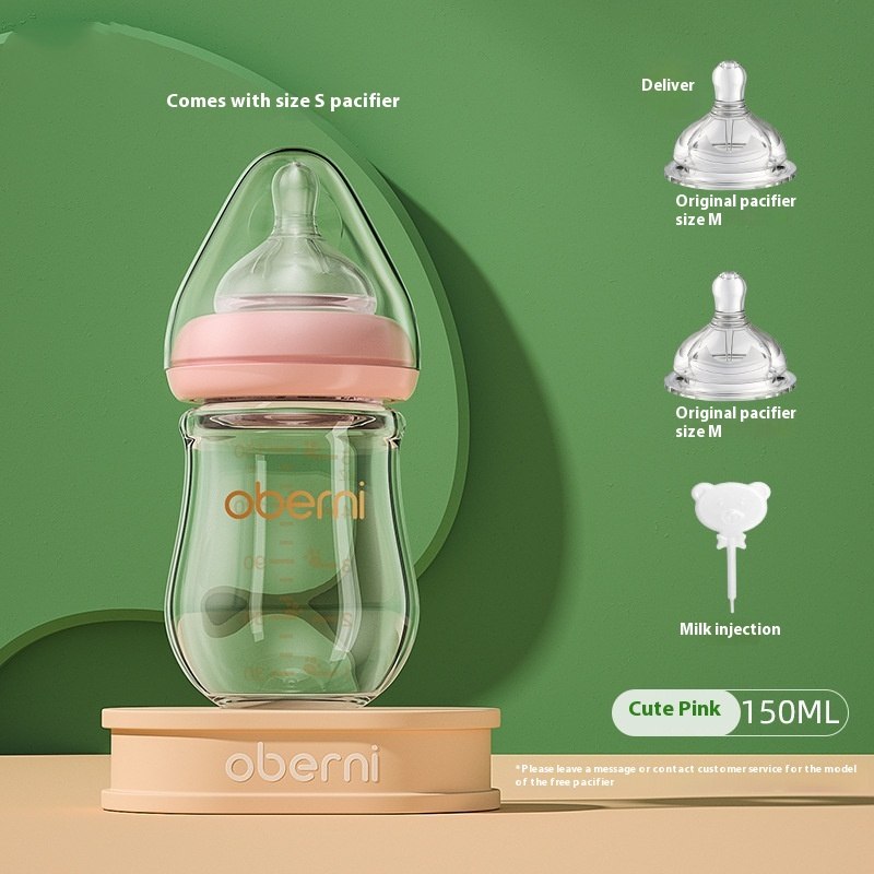 Newborn Wide Glass Bottle 120 150ML