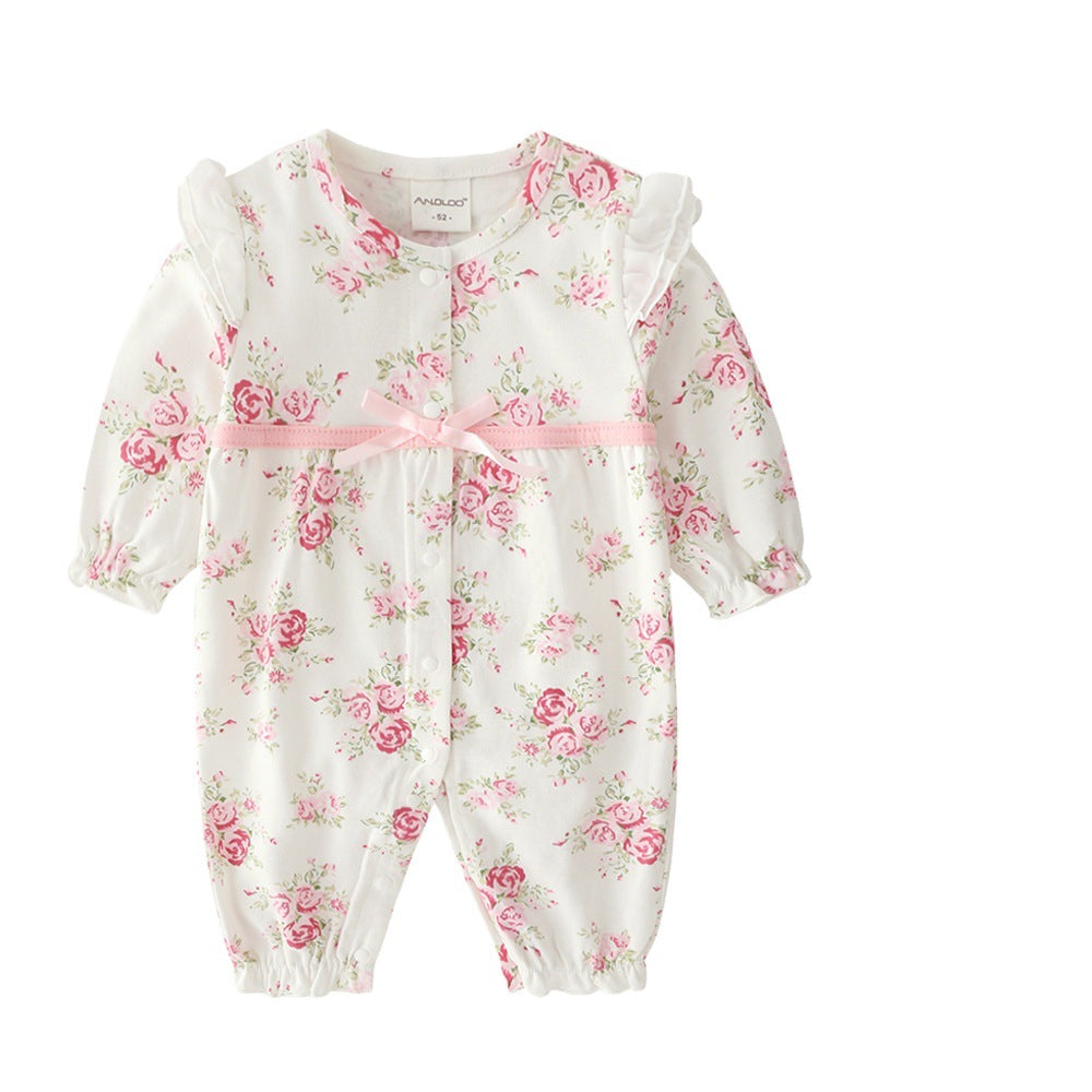 Baby floral one-piece