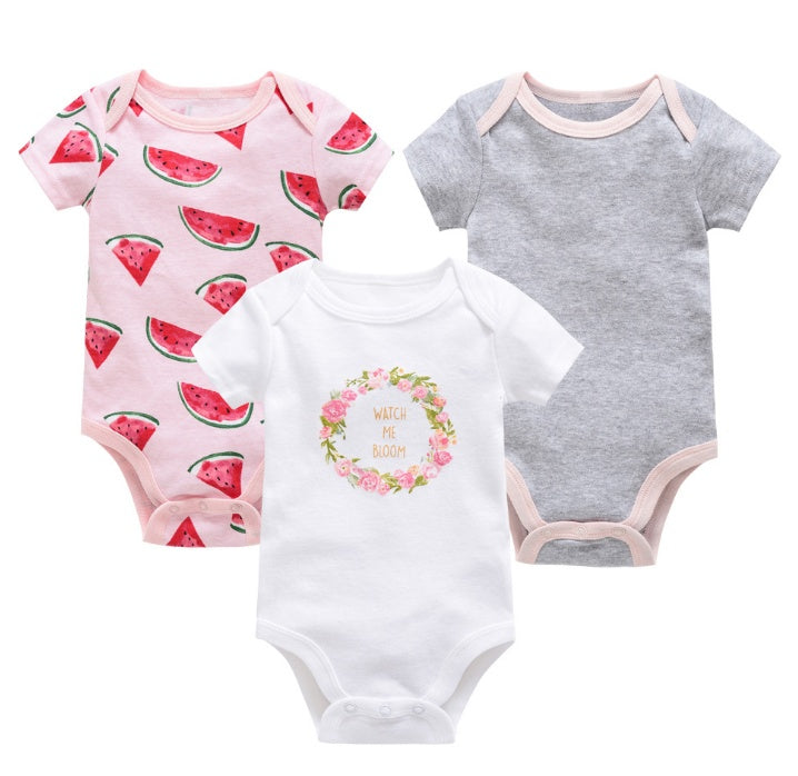 Baby onesies three-piece set