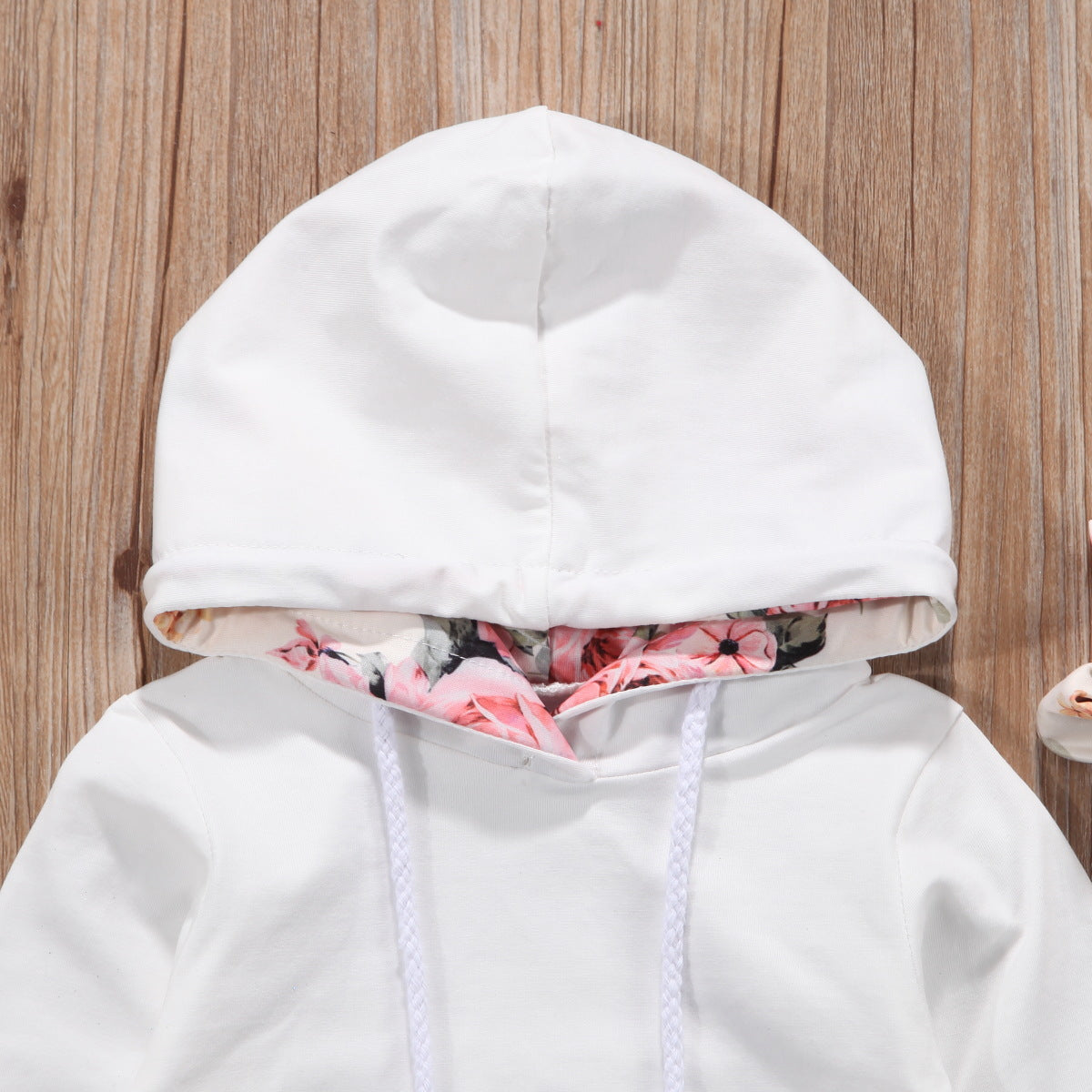 Long sleeve  Floral Cotton suit three-piece