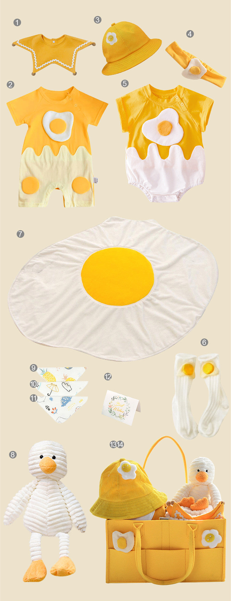 Newborn Gift Box Summer Theme