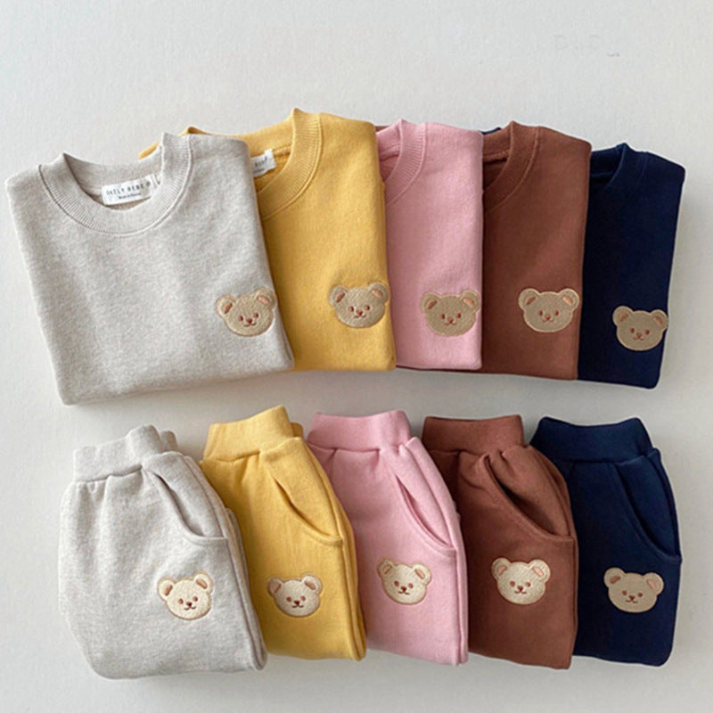 Cotton Bear Two Piece Set