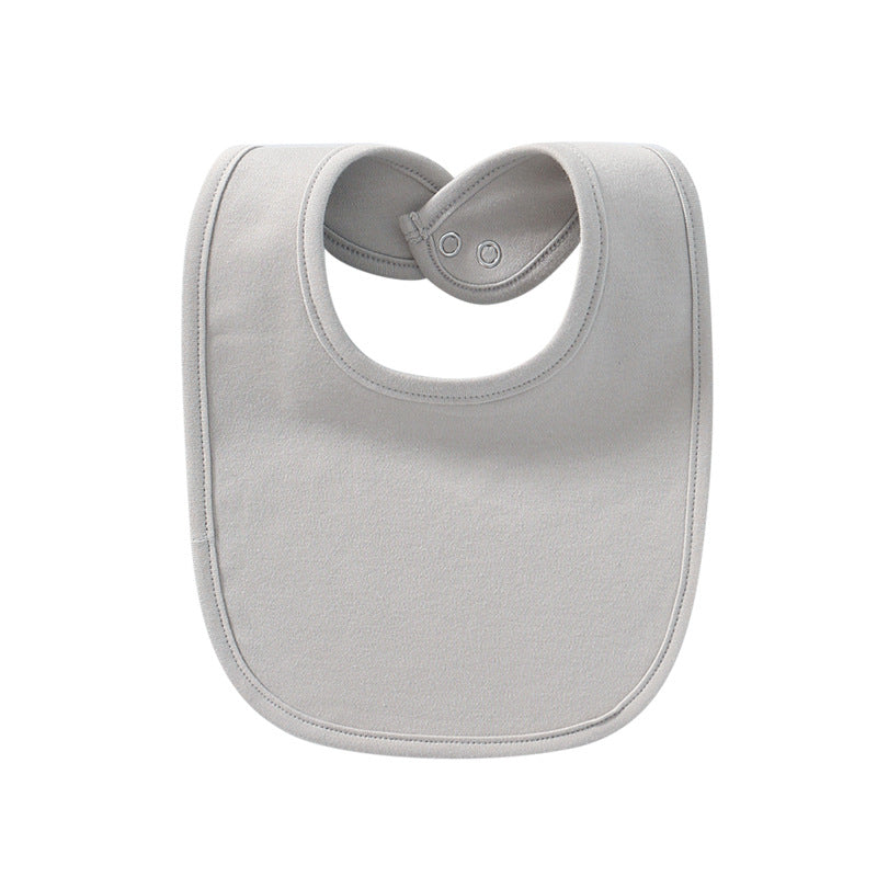 Cotton Solid Color Bib