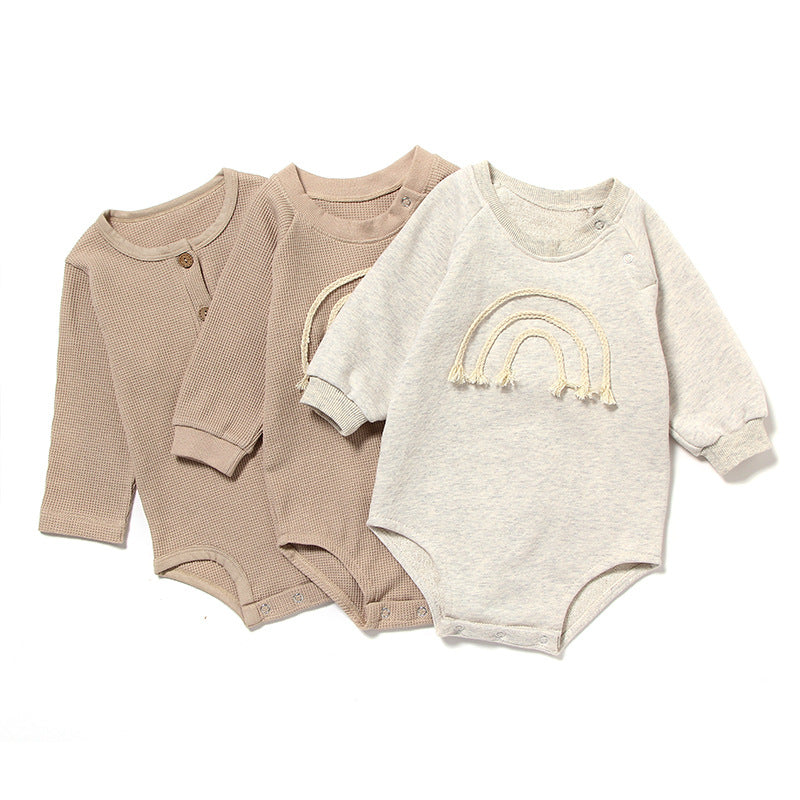 Spring And Autumn Romper Baby Long Sleeve