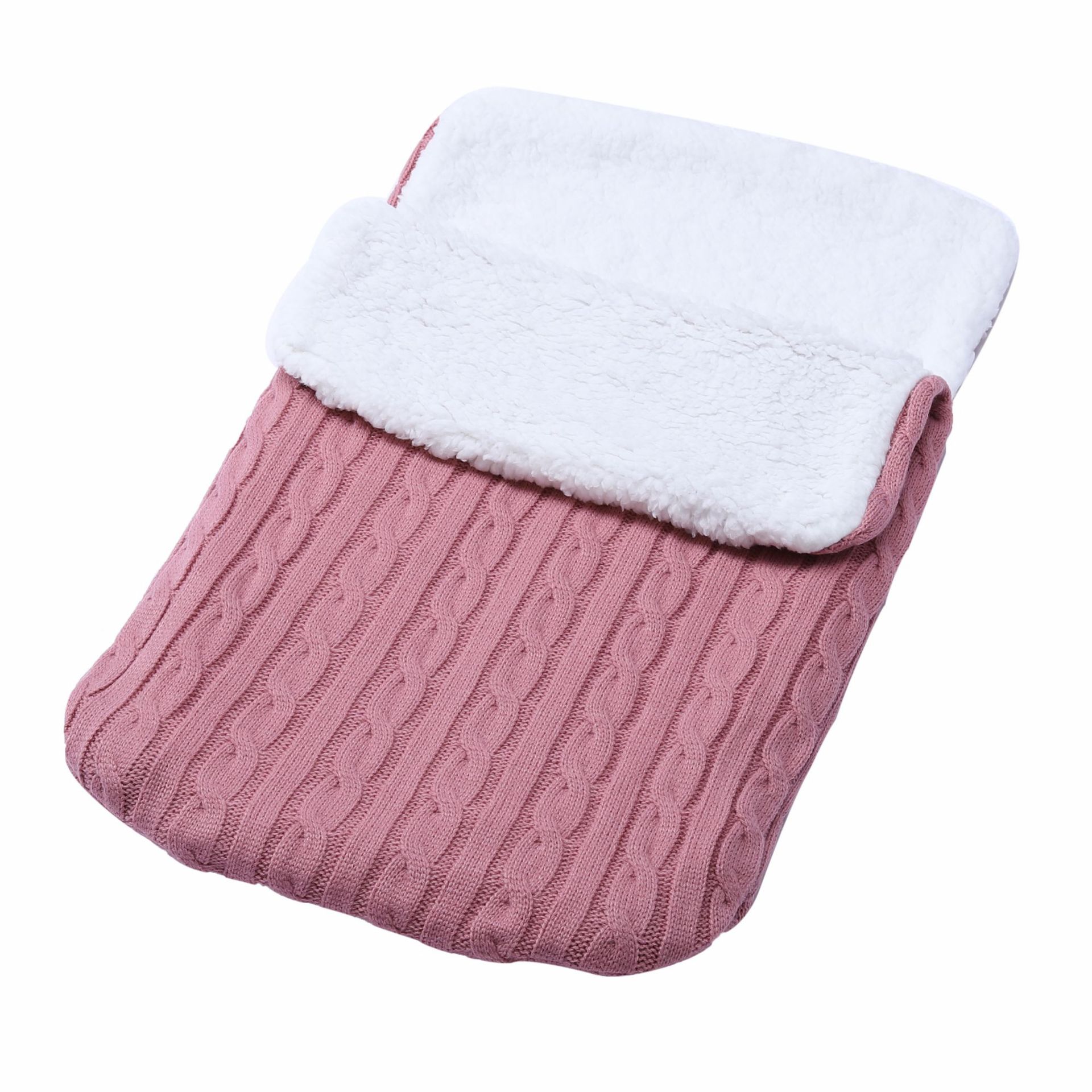 Baby Fleece-lined Sleeping Wool Bag