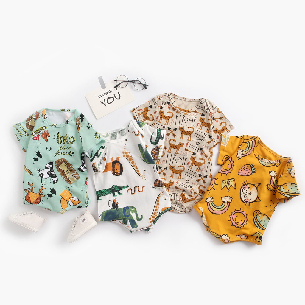 Baby Summer Short-Sleeved Jumpsuit