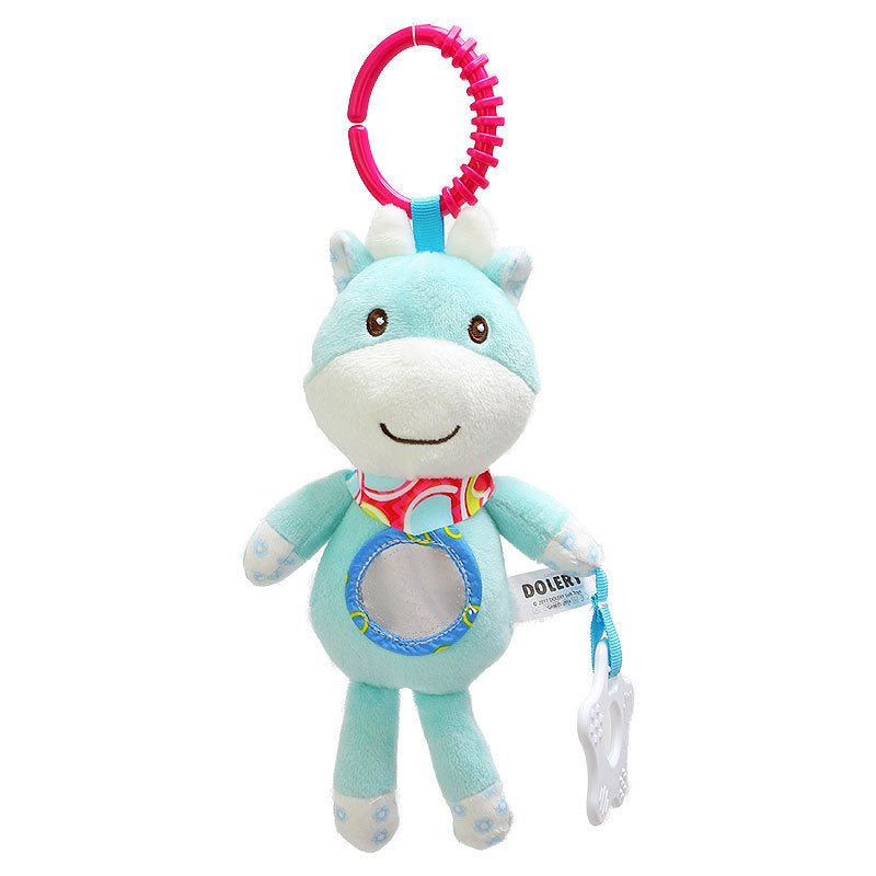 Baby Bedside Plush Fabric Rattle Toy