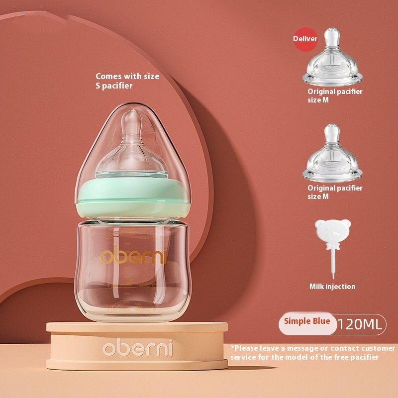 Newborn Wide Glass Bottle 120 150ML