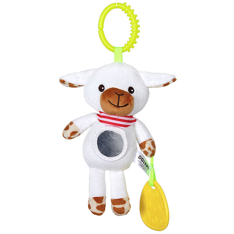 Baby Bedside Plush Fabric Rattle Toy