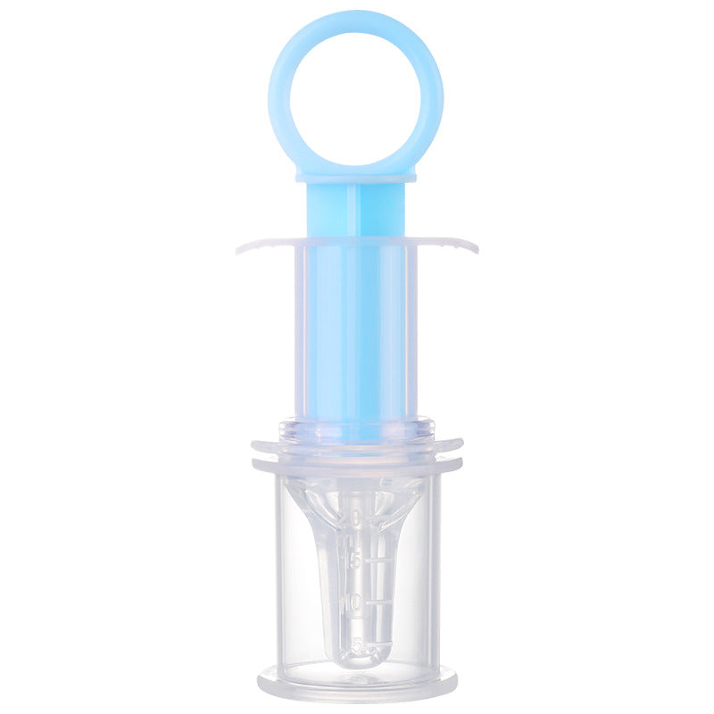 Baby syringe medicine feeder