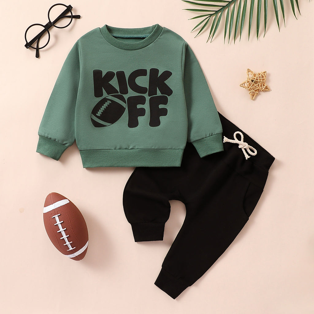 Baby Boy Rugby Two-Piece Set