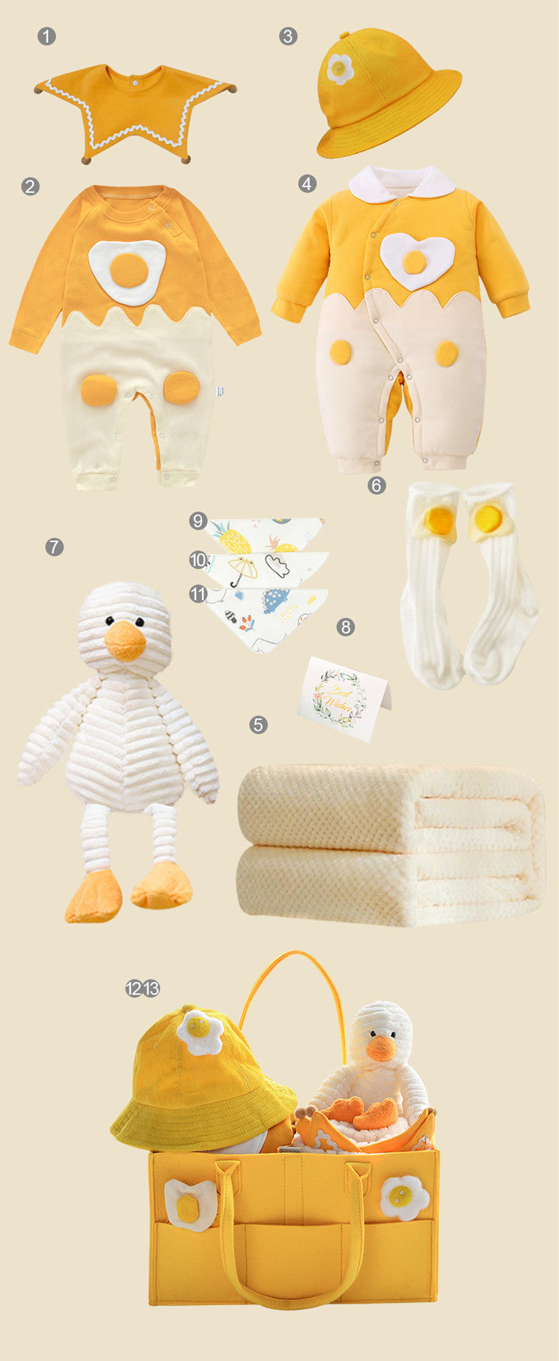 Newborn Gift Box Summer Theme