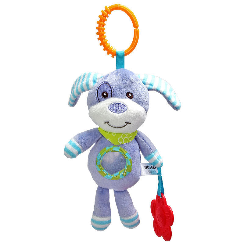 Baby Bedside Plush Fabric Rattle Toy