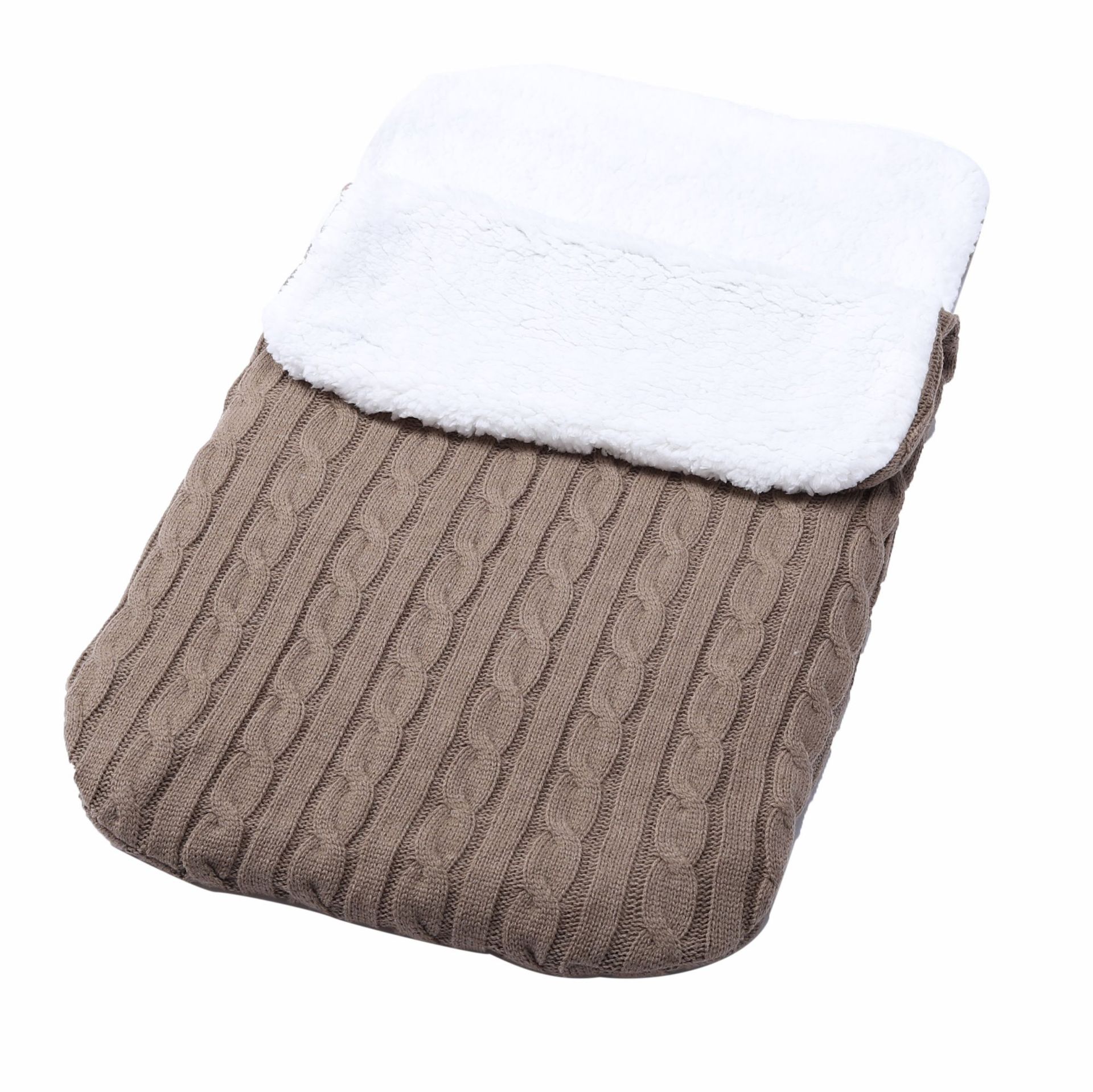 Baby Fleece-lined Sleeping Wool Bag