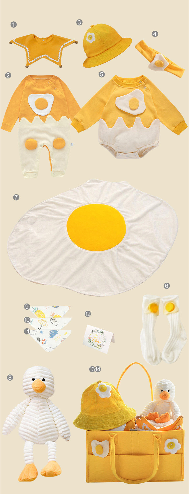 Newborn Gift Box Summer Theme