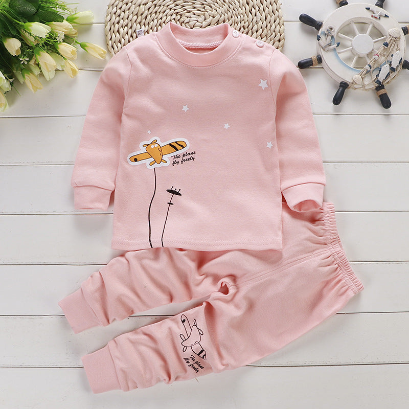 Children's Cotton Sleepwear Suit Boys And Girls