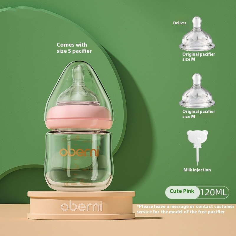 Newborn Wide Glass Bottle 120 150ML
